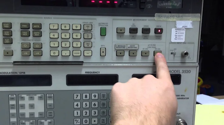 HP 8903B Audio analyzer