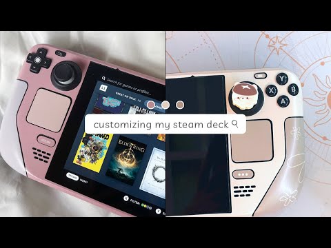 customizing my steam deck | changing my steam deck skin 🎮