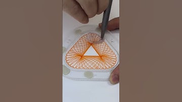 How many triangles were drawn?🔺🤔 #spirographshr #spirograph #asmr #satisfying #shorts