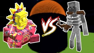 Mutant Skeleton VS Barako the Sun Chief - Minecraft Mob Battle