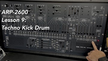 ARP-2600 tutorial Lesson 9: Brutal Techno Kick Drum