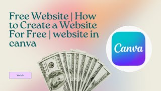 Free Website  How to Create a Website For Free  website in canva