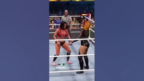 NIKKI BELLA HITS THE RACK ATTACK ON BECKY LYNCH