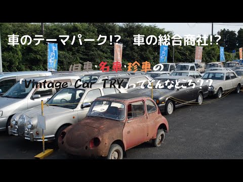 はじめまして！クルマのテーマパーク！？車の総合商社！？旧車・名車・珍車の「Vintage Car TRY」ってどんなところ？？