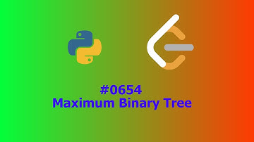 No Sound Leetcode 654: Maximum Binary Tree