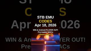 How to Setup STB EMU CODES | Daily Updated Portal &amp; MAC Address - April 18, 2026 #Shorts