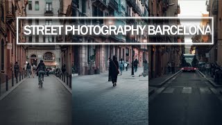 Fotografía de Calle en el Barrio de Gracia de Barcelona. Sony a6500 + Sigma 56mm con Laoqingx