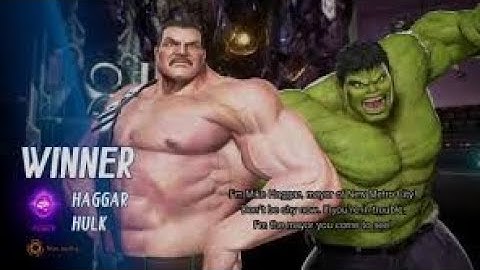 MARVEL VS. CAPCOM: INFINITE Spider-Man and Hulk vs Hagger and Arthur#avengers #marvel #hulk