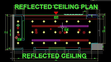 Reflected Ceiling Plan | AutoCAD Reflected Ceiling Plan | RCP Drawing in AutoCAD | Reflected Ceiling
