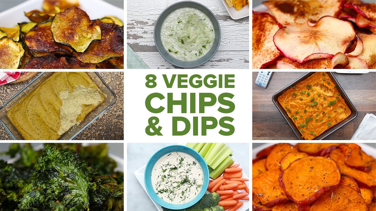 8 Homemade Veggie Chips & Dips | Tasty