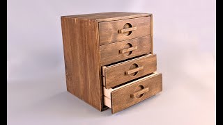 Изготовление мини комода из дерева. Wooden organizer