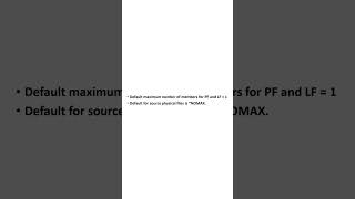 Default Max members in PF, LF and SRC PF in IBM i AS400