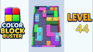 Color Block Buster Level 44 Walkthrough Solution