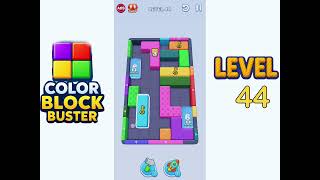 Color Block Buster Level 44 Walkthrough Solution