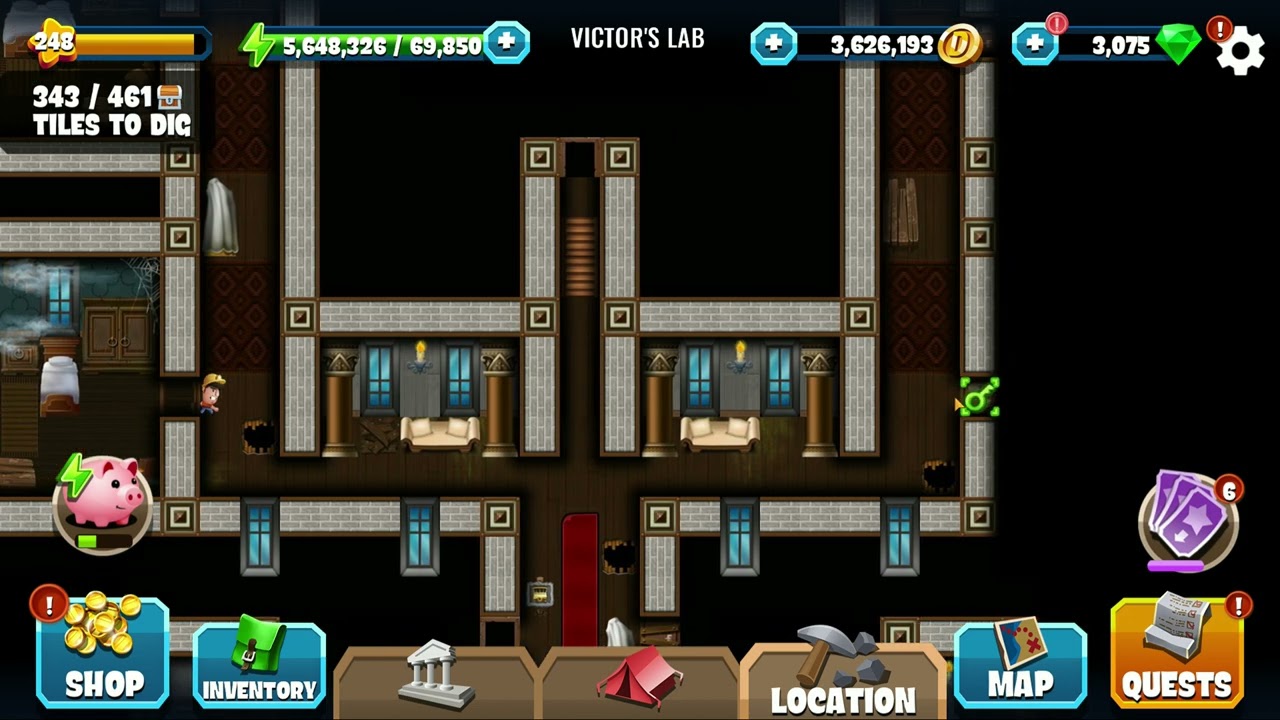 Victor's Lab | Frankenstein #1 | Diggy's Adventure