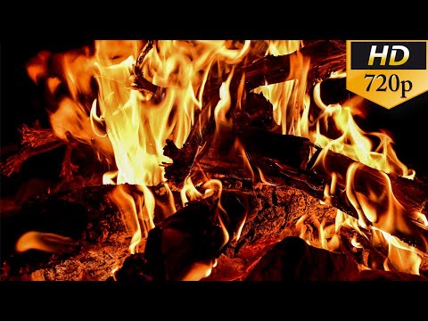 Relaxing Fireplace 3 HOURS With Burning Logs And Crackling Fire Sounds For Stress Relief FULL HD