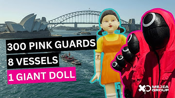 Squid Game 2 Harbour Takeover | XO Media Group’s Large-Scale Maritime Brand Activation for Netflix