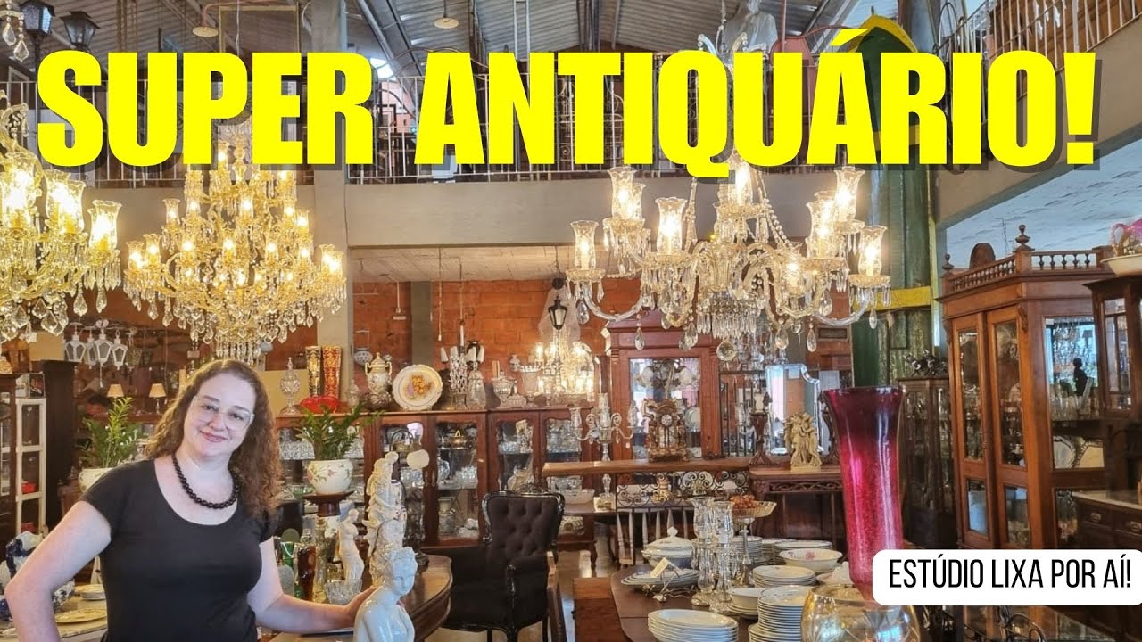 TOUR em SUPER ANTIQUÁRIO| Um dos meus favoritos #antiguidades #antiquario #reliquias  #moveisantigos