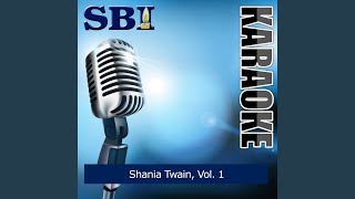 Video thumbnail of "SBI Audio Karaoke - You're Still the One (Karaoke Version)"
