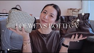 LET'S COMPARE : LOEWE MINI FLAMENCO VS BOTTEGA MINI LOOP | FLUFFEDUPFLAIR