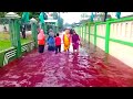 Red Water Floods Indonesian Village