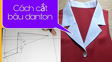 Hướng dẫn cách cắt bâu danton dễ hiểu nhất  (  phần 1 )| Color Fashion