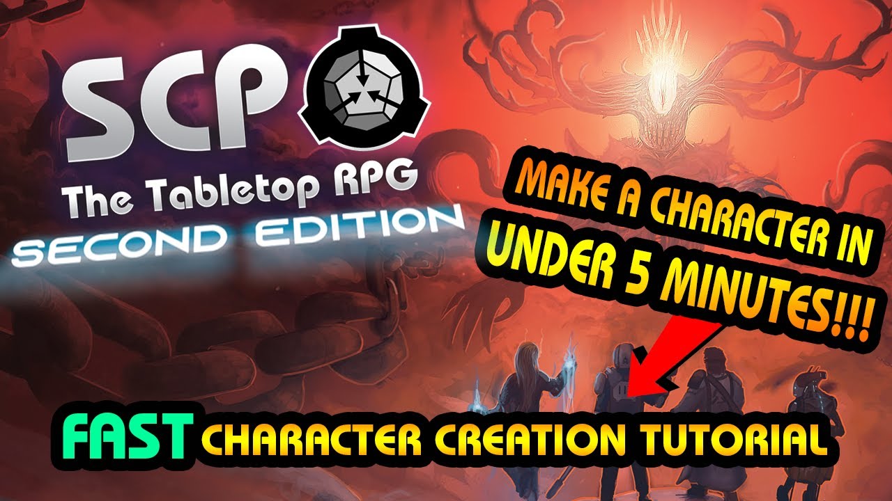 SCP Tutorial FAST Character Creation - YouTube