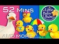 Five Little Ducks | Part 2 | Plus Lots More Nursery Rhymes | 52 Mins Compilation from LittleBabyBum!