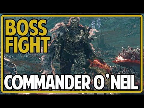 Commander O'Neil - Elden Ring No Vigor Boss Fights - YouTube