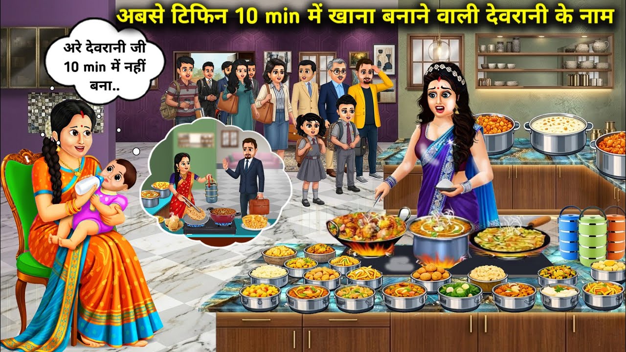 अबसे टिफिन 10 min में खाना बनाने वाली देवरानी के नाम|From now on, the tiffin will be dedicated to th
