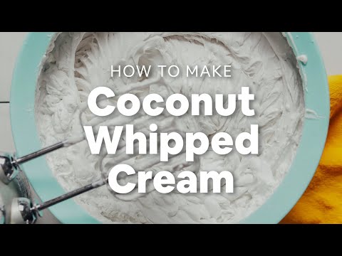 How to Make Coconut Whipped Cream | Minimalist Baker Recipes