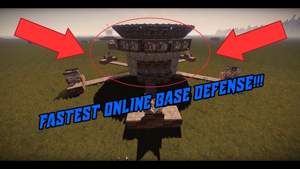 Rust| FASTEST ONLINE RAID DEFENSE?! - YouTube