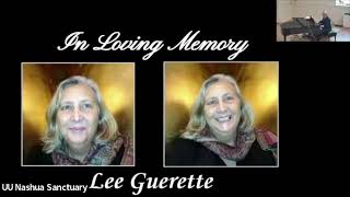 Lee Guerette's Memorial Service in Nashua, New Hampshire on Saturday January 3 2025