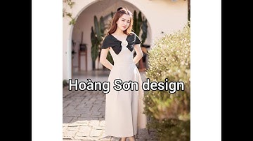 Dạy cắt may:hướng dẫn cách cắt đầm cổ tim vai chờm xếp ly theo mẫu|Hoàng Sơn design