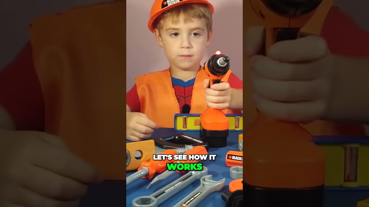 Unleashing DIY Power Black and Decker Toy Set Takes Over #toys #toyreview #toytools