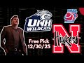 College Basketball Pick - New Hampshire vs Nebraska Prediction, 12/30/2025 Free Best Bets & Odds