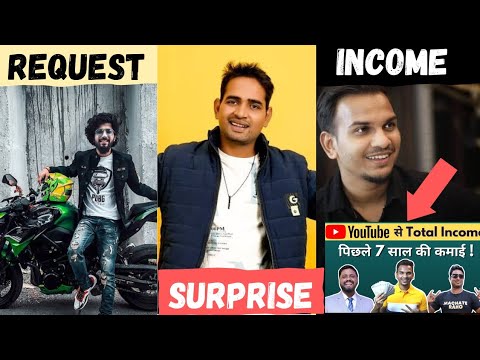 Uk 07 Rider Request His Fan | Mr. Indian Hacker Surprise 😊 | Three Youtubers Income Reveal