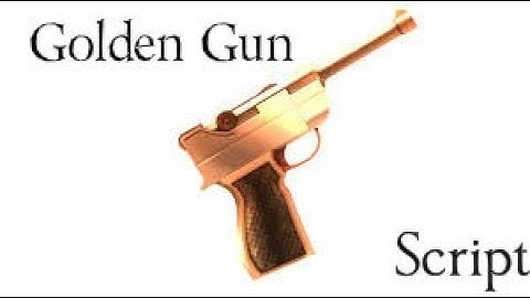 Roblox Script ShowCase EP1 / Golden Gun / The link is below  the title