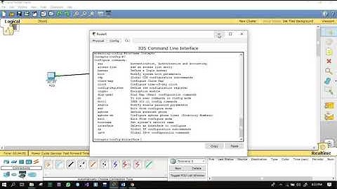 CLI Basic Commands | Set Password | Using Cisco Packet Tracer 6.0.1 | e-Learning With Concepts