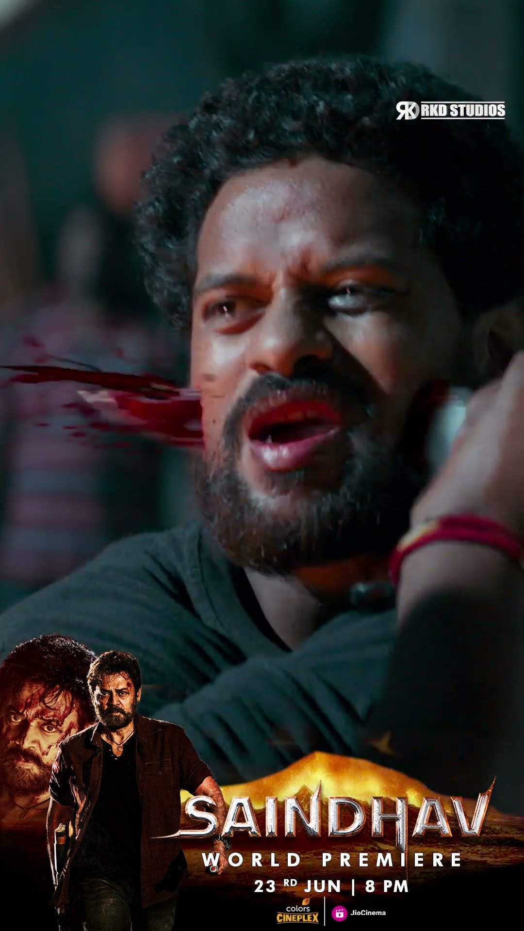SAINDHAV | World Premiere | 23rd June | 8PM | Colors Cineplex| JioCinema | Venkatesh Daggubati, Arya