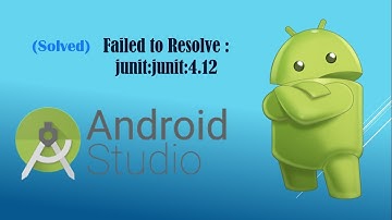 (SOLVED) Error : Failed to resolve: junit:junit:4.12