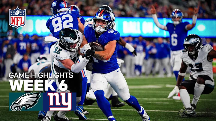 Philadelphia Eagles vs New York Giants Game Highlights | 2025 NFL Season Week 6
