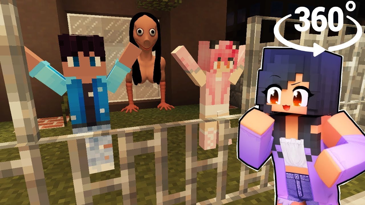 APHMAU saving friends in DARK LAIR - Minecraft 360° - YouTube