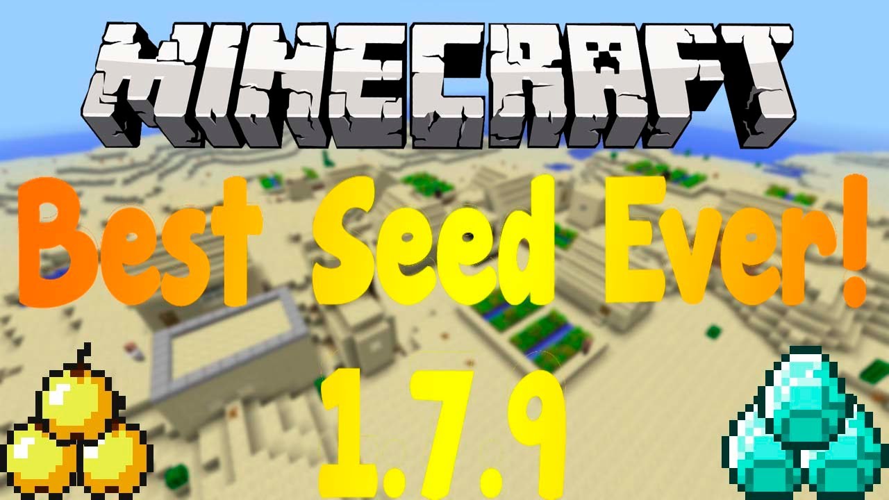 Minecraft 1.7.9 Seed: "Best Seed Ever!" - (Villages, Temples, Diamonds, Stronghold & MORE!)