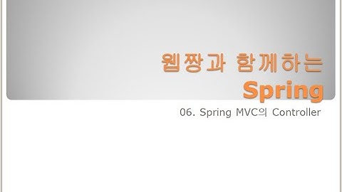 Webjjang Spring ver.2024.02 06-15 fileupload를 처리와 응용(웹짱과 함께하는 스프링)
