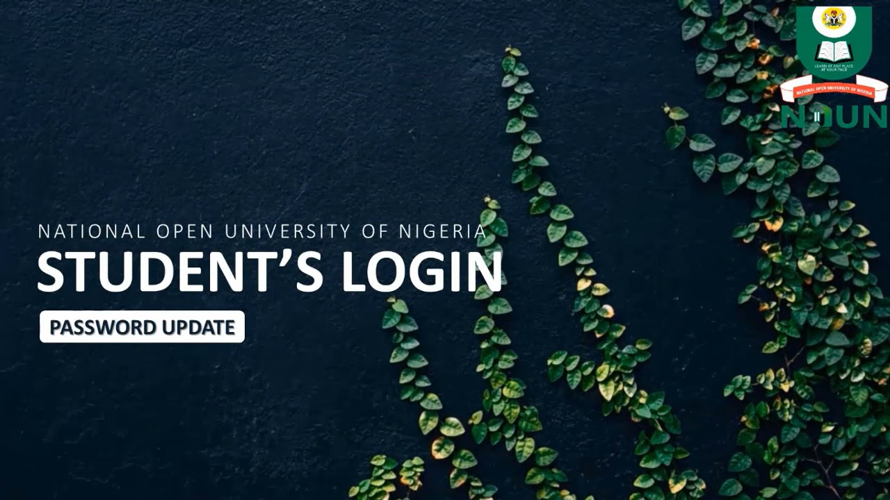 eLearn Guide for NOUN Students (Accessing Your Dashboard)