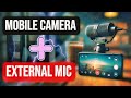 how Use mobile camera with external Mic, mobile camera aur external mic dono ek saath kese chalaye