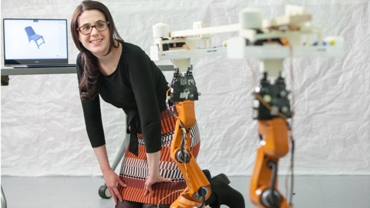 MIT's AutoSaw helps users customize Furniture using Robots - YouTube