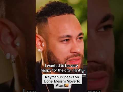 #neymarjr Speaks On #lionel #messi Move To Inter Miami🌇 - NBA Brasil #shorts