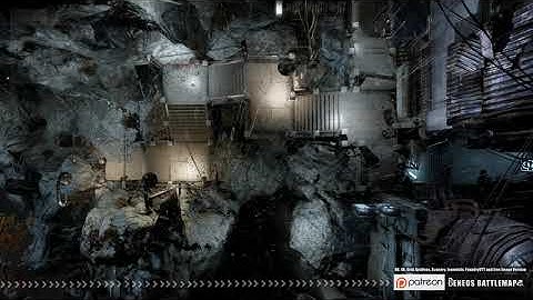 Beneos Battlemaps: Cyberpunk Slum: Alley 3 [Pen & Paper Animated Battlemap]